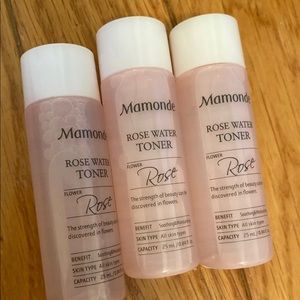 Mamonde rose water toner x3